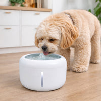 Pet Life ® 'Moda-Pure' Ultra-Quite Filtered Dog and Cat Fountain Waterer