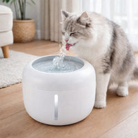 Pet Life ® 'Moda-Pure' Ultra-Quite Filtered Dog and Cat Fountain Waterer