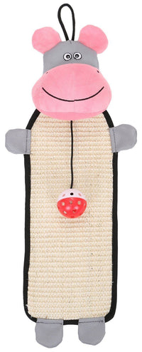 Pet Life ® 'Paw-Pleasant' Hanging Sisal & Jute Carpet Kitty Cat Scratcher with Toy