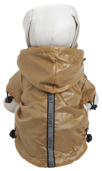 Pet Life ® 'Reflecta-Sport' Multi-Adjustable Reflective Weather-Proof Dog Raincoat w/ Removable Hood