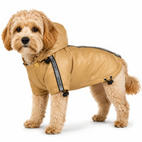Pet Life ® 'Reflecta-Sport' Multi-Adjustable Reflective Weather-Proof Dog Raincoat w/ Removable Hood