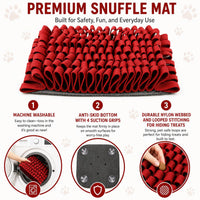Pet Life ® 'Sniffer Grip' Interactive Anti-Skid Suction Pet Snuffle Mat