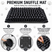 Pet Life ® 'Sniffer Grip' Interactive Anti-Skid Suction Pet Snuffle Mat
