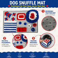 Pet Life ® 'Sniffer Snack' Interactive Feeding Pet Snuffle Mat