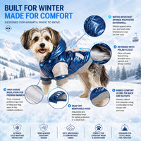 Pet Life ® 'Vintage Aspen' 3M Insulated Sporty Ski Dog Jacket w/ Removable Hood