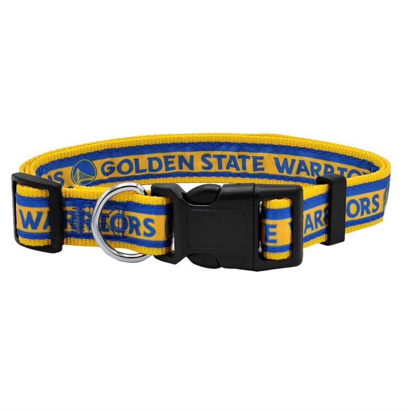 Golden State Warriors Dog Satin Collar or Leash