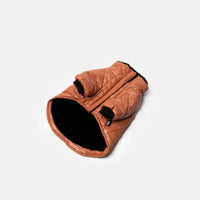 Phoenix Faux Leather Jacket - Terracotta