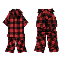 Red and Black Buffalo Plaid Big Dog Pajamas - 3 Red Rovers