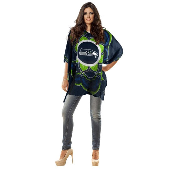 Seattle Seahawks Caftan Flower