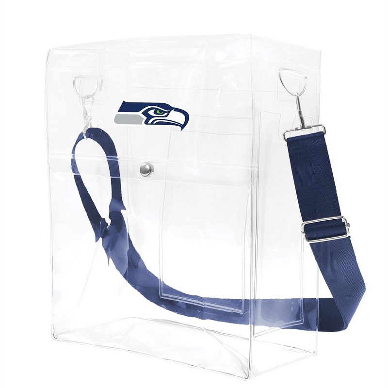 Seattle Seahawks Clear Ticket Satchel