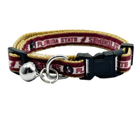FL State Seminoles Cat Satin Collar