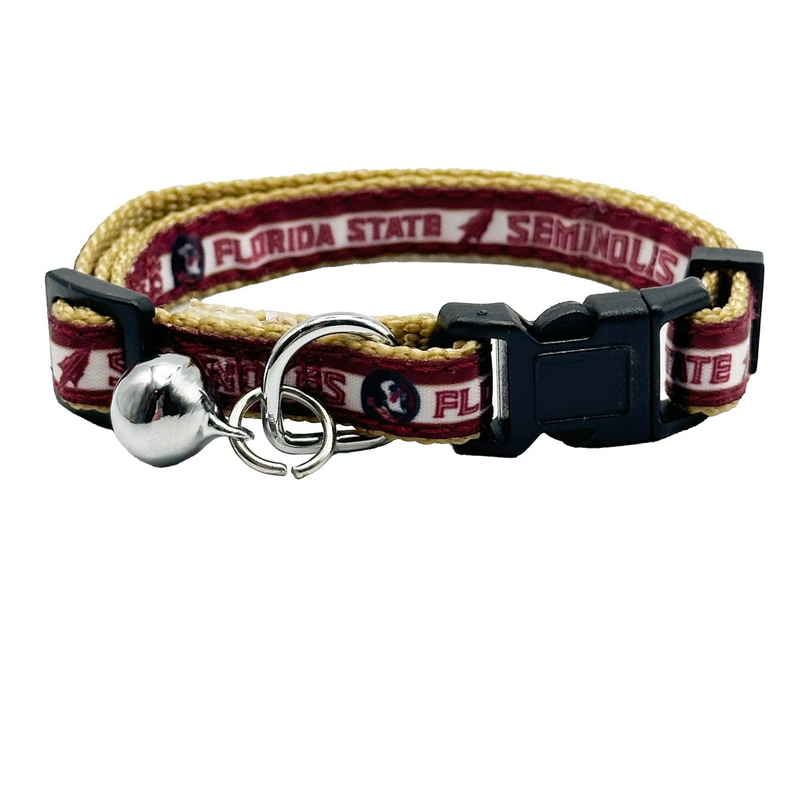FL State Seminoles Cat Satin Collar