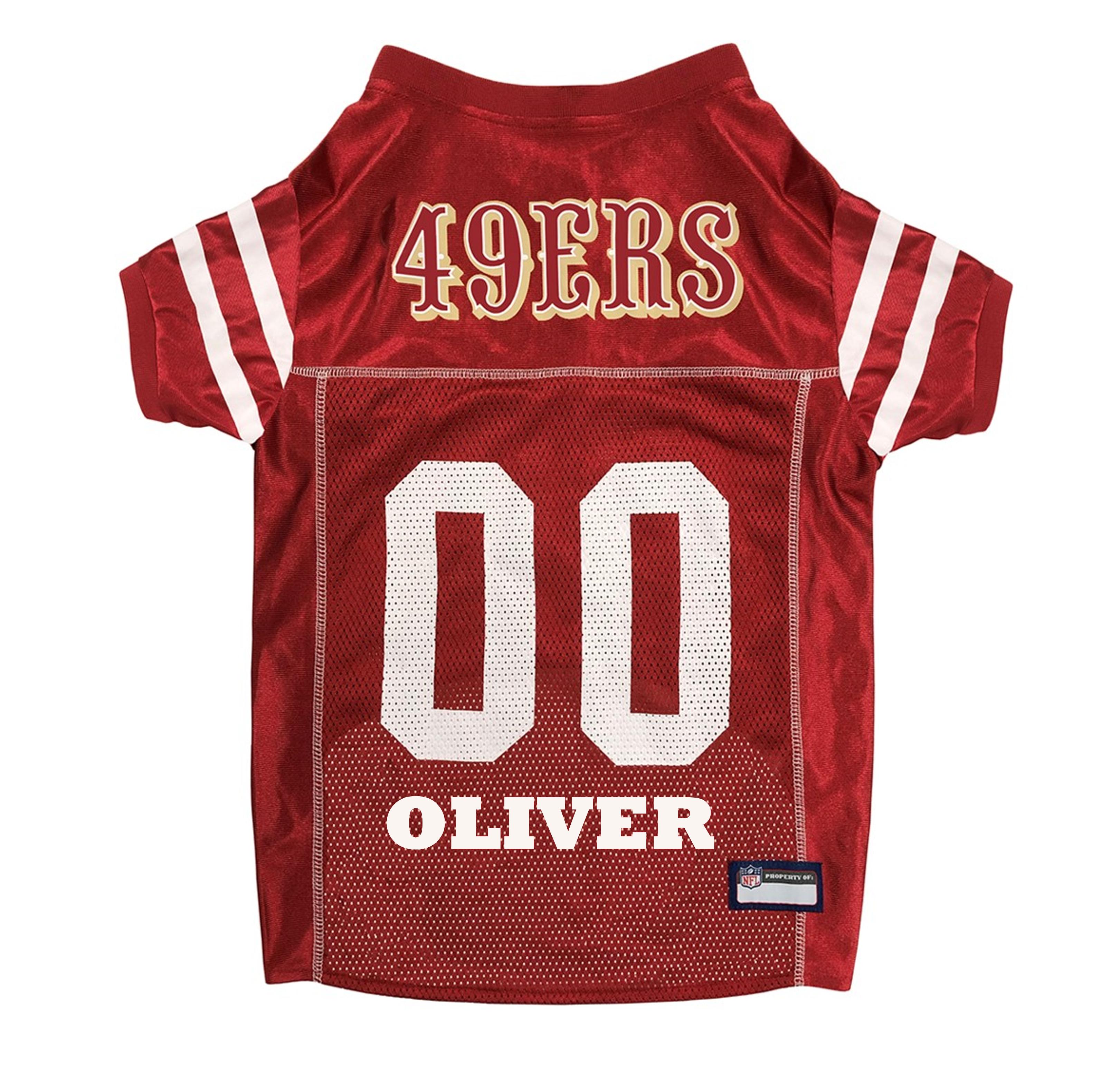 San Francisco 49ers Pet Jersey 3 Red Rovers