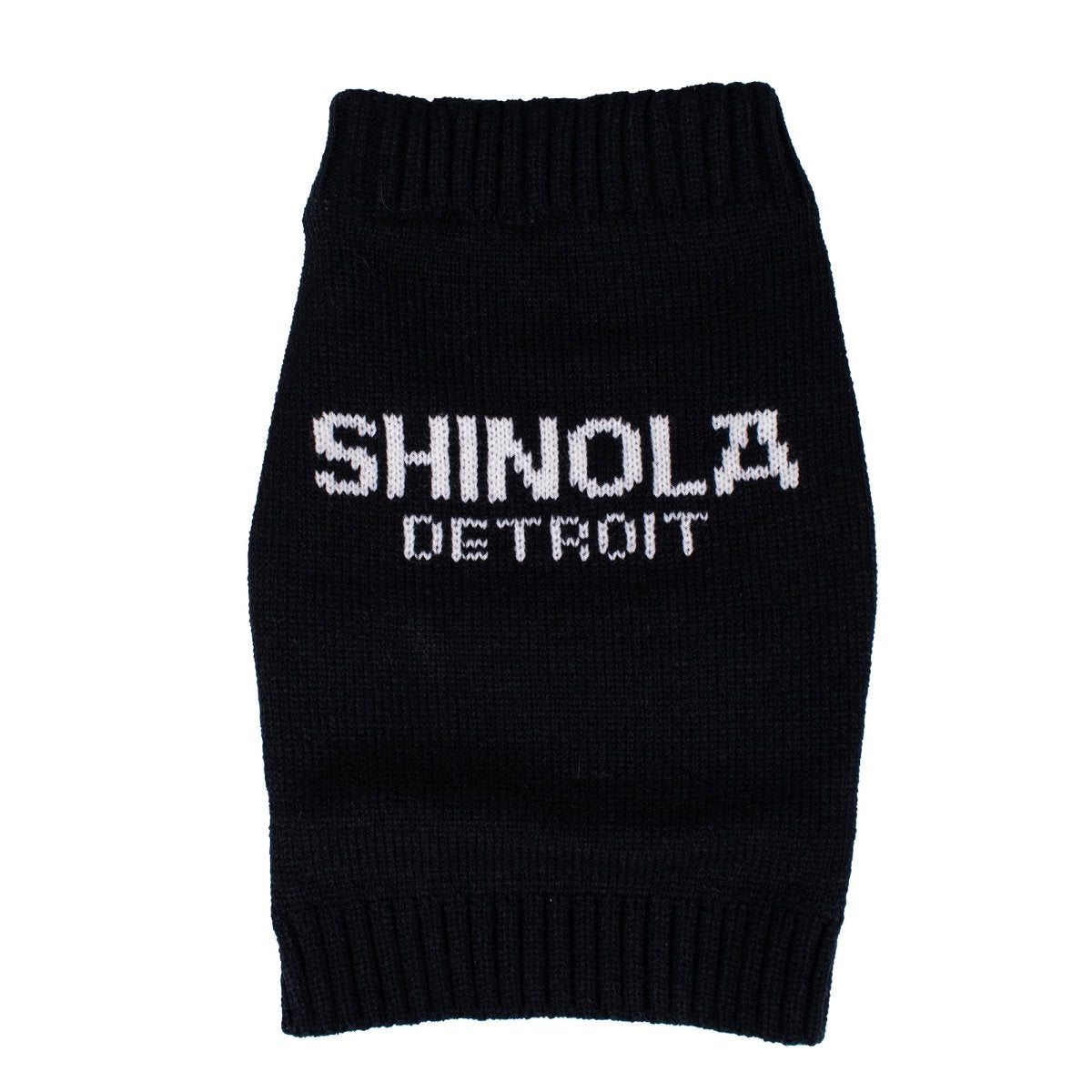 Shinola Brand Logo Knitted Pet Sweater