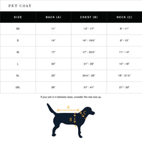 Shinola Brand Stripe Berber Dog Coat Oatmeal