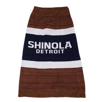 Shinola Brand Stripe Knitted Pet Sweater