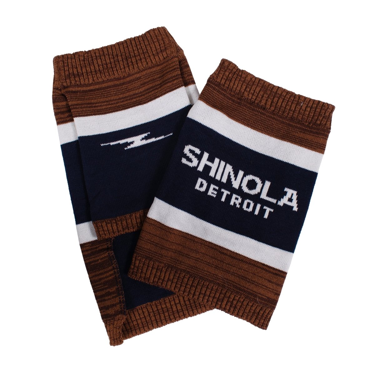 Shinola Brand Stripe Knitted Pet Sweater