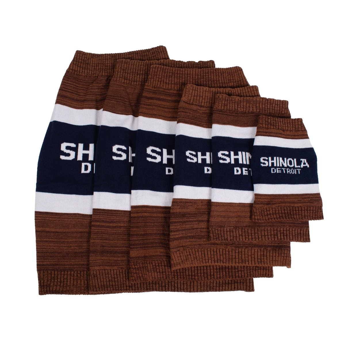 Shinola Brand Stripe Knitted Pet Sweater