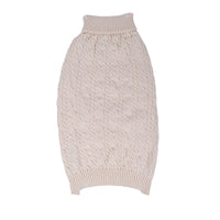 Shinola Cable Knit Pet Sweater