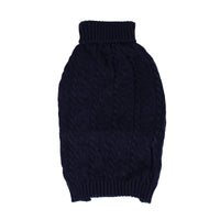 Shinola Cable Knit Pet Sweater