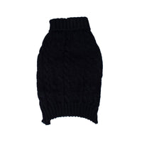 Shinola Cable Knit Pet Sweater