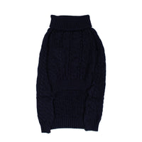 Shinola Cable Knit Pet Sweater