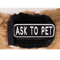 Ask to Pet 2x6 Patch