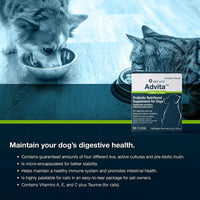 VetOne Advita Probiotic Nutritional Supplement for Dogs
