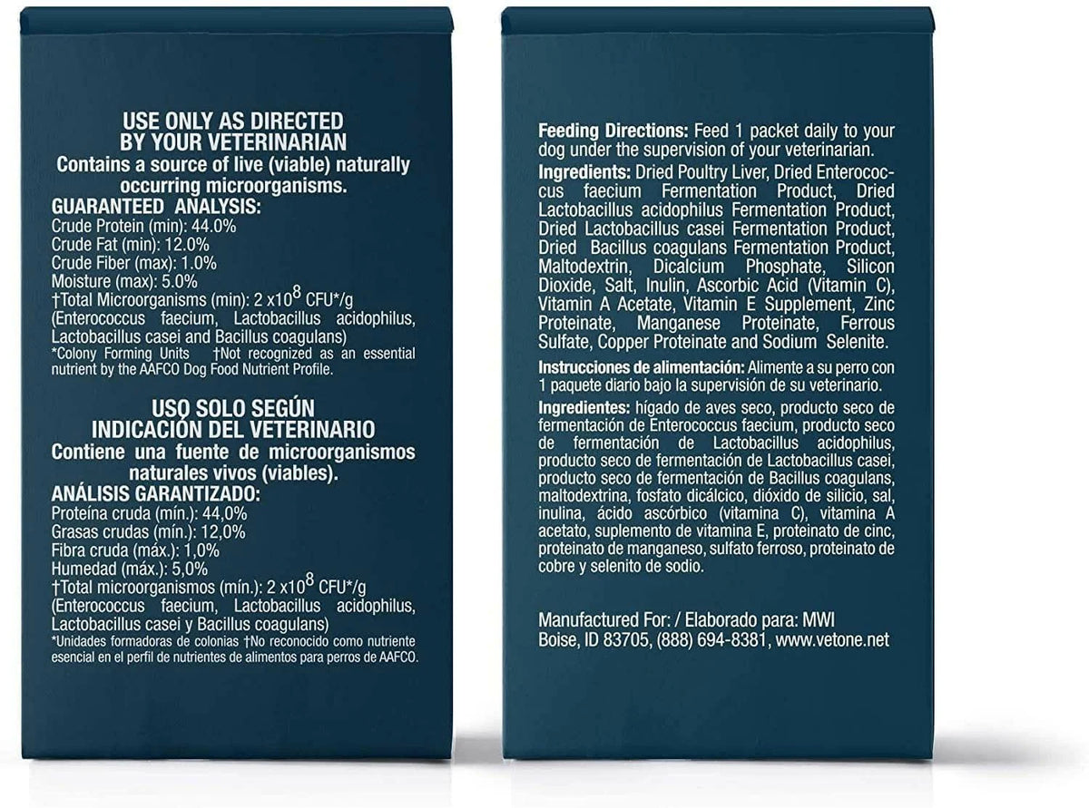 VetOne Advita Probiotic Nutritional Supplement for Dogs
