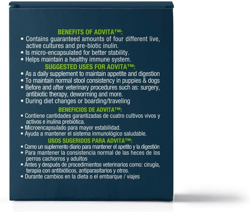 VetOne Advita Probiotic Nutritional Supplement for Dogs