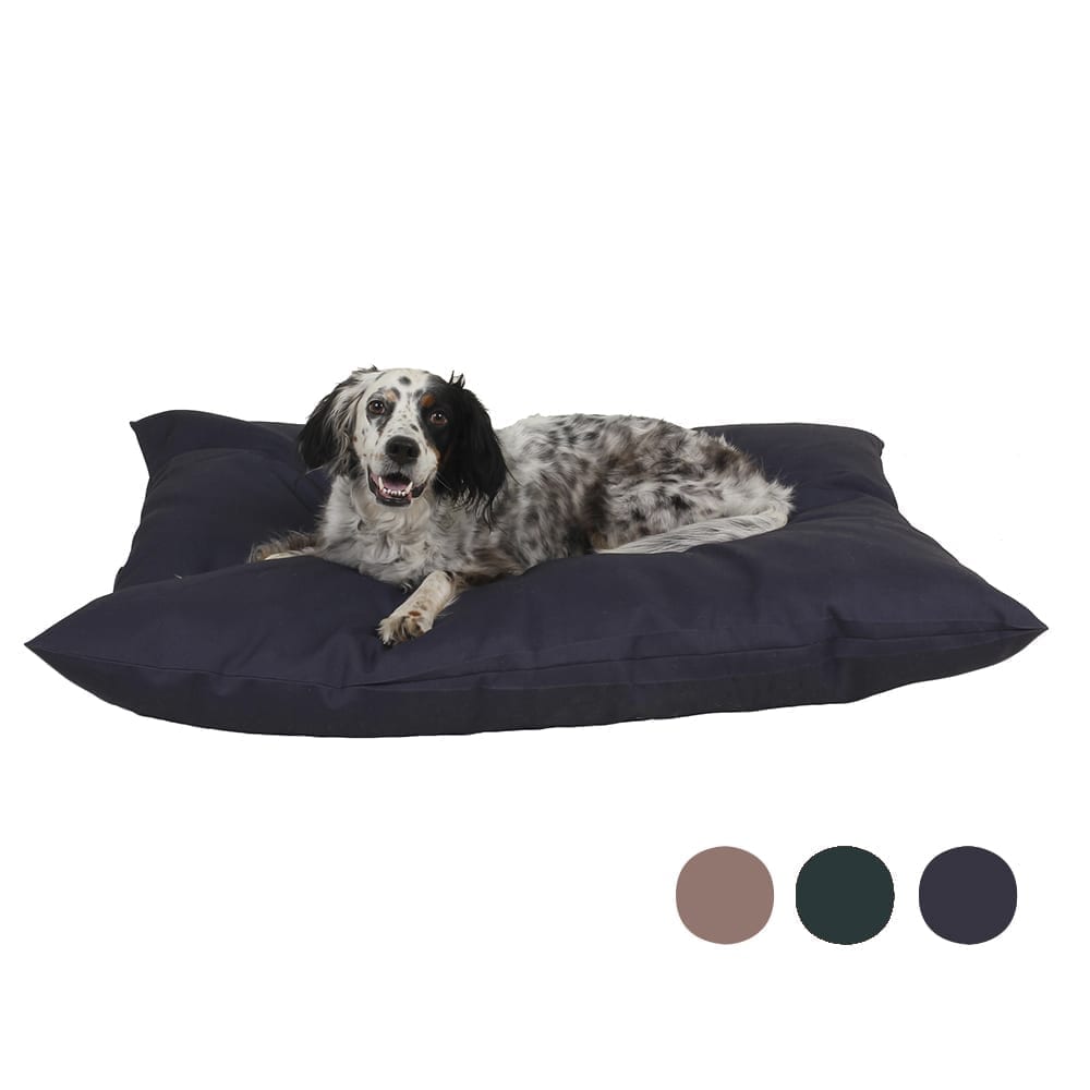 Patio Pillow Bed: Solid Indoor Outdoor Dog Bed
