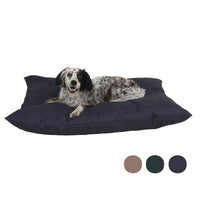 Patio Pillow Bed: Solid Indoor Outdoor Dog Bed