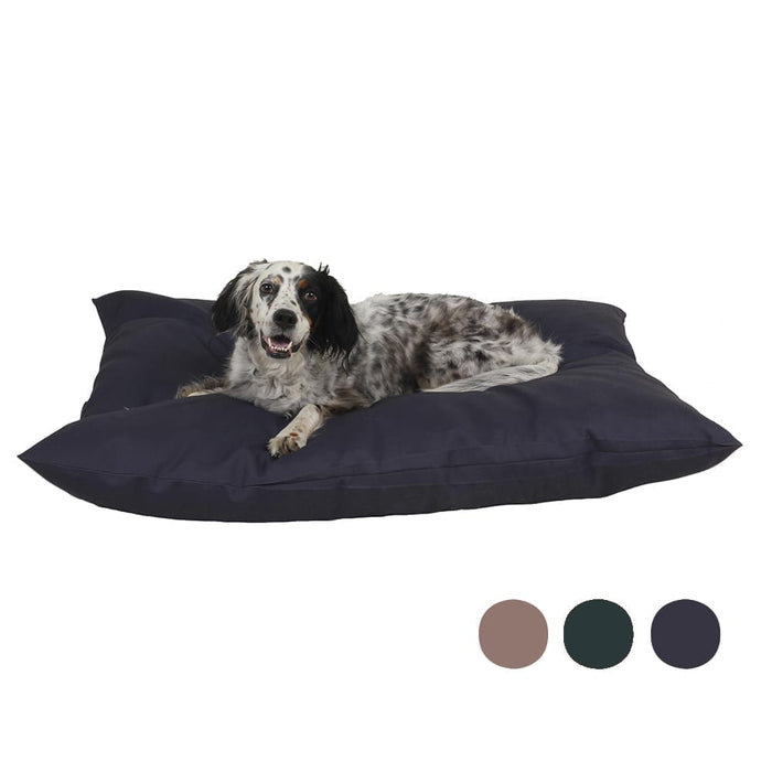 Patio Pillow Bed: Solid Indoor Outdoor Dog Bed