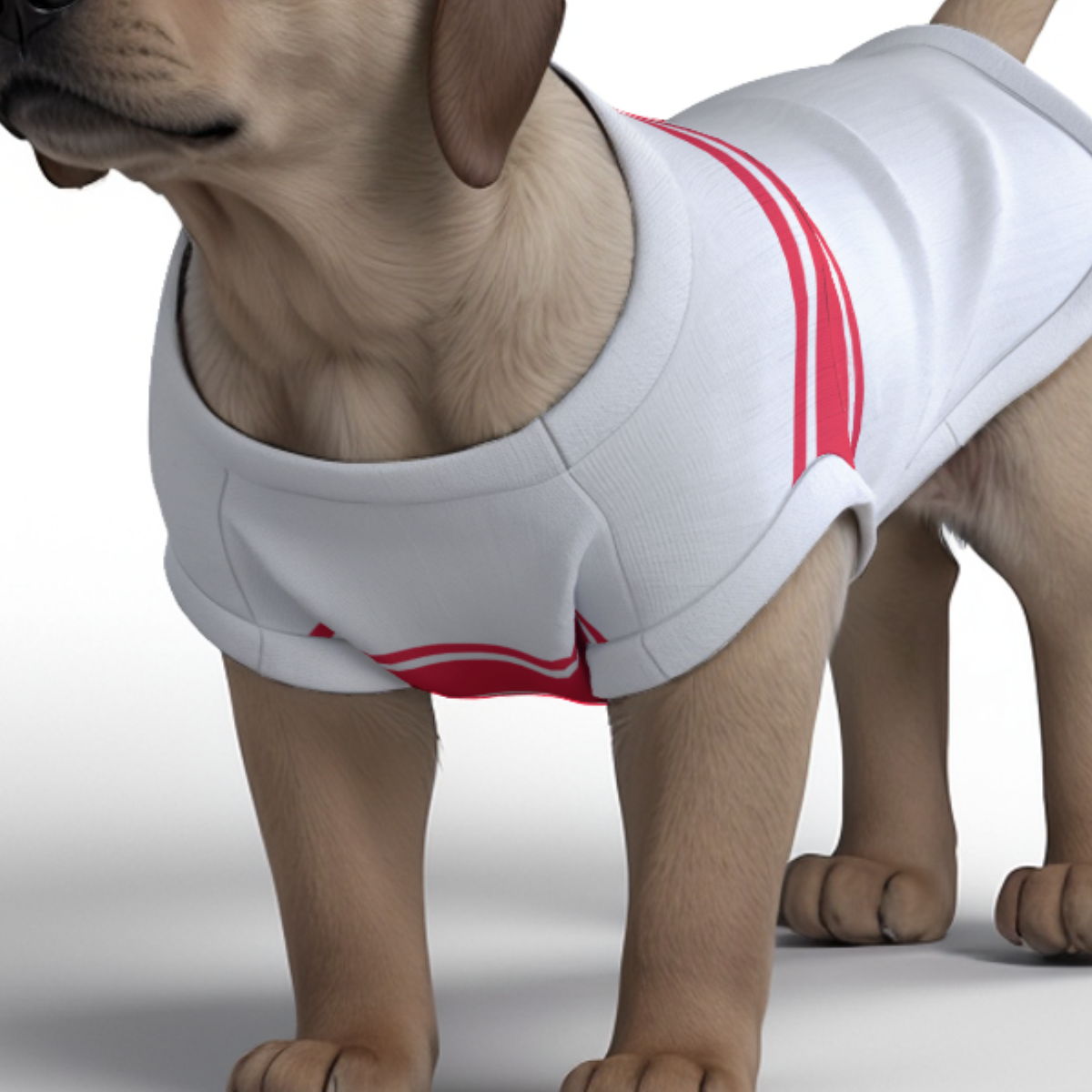 Southampton FC 25/26 Home Inspired Graphic Pet Tee Shirt (Size M-2x)