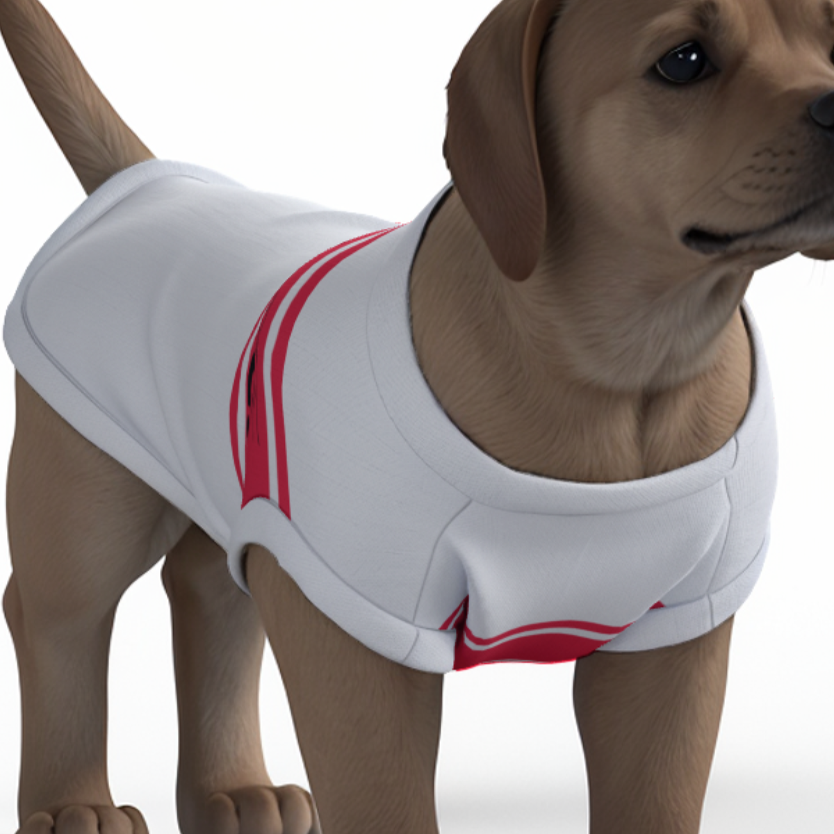 Southampton FC 25/26 Home Inspired Graphic Pet Tee Shirt (Size M-2x)