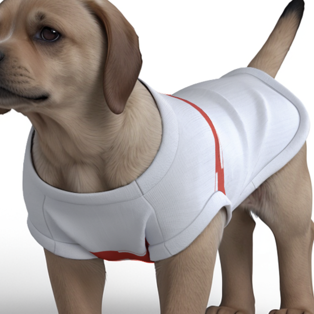 Sunderland AFC 25/26 Home Inspired Pet Graphic Tee Shirt (Sizes XS-Small)