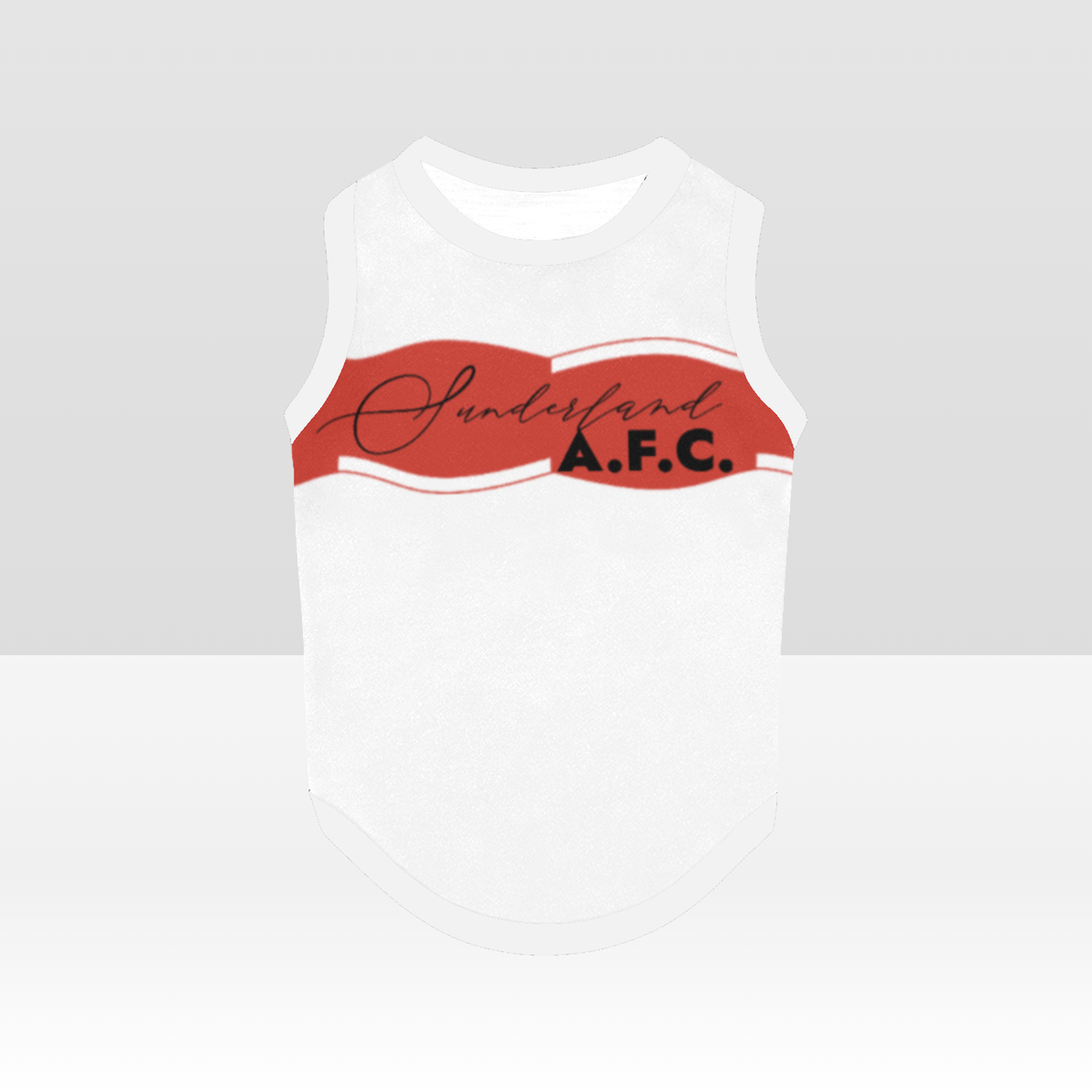 Sunderland AFC 25/26 Home Inspired Pet Graphic Tee Shirt (Sizes XS-Small)