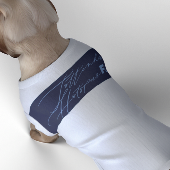 Tottenham Hotspur 25/26 Home Inspired Graphic Pet Tee Shirt (Size M-2x)