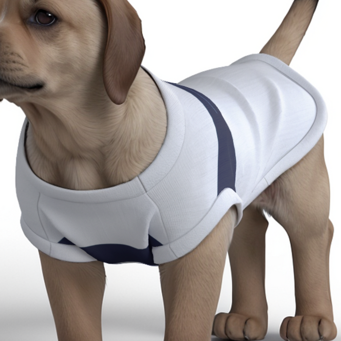 Tottenham Hotspur 25/26 Home Inspired Pet Graphic Tee Shirt (Sizes XS-Small)