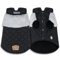 Touchdog 'Furrost-Bite' Fur and Fleece Designer Fashion Dog Jacket