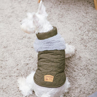 Touchdog 'Furrost-Bite' Fur and Fleece Designer Fashion Dog Jacket