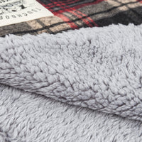 Touchdog ® 2-In-1 Tartan Plaid Dog Jacket and Matching Reversible Dog Mat