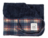 Touchdog ® 2-In-1 Tartan Plaid Dog Jacket and Matching Reversible Dog Mat