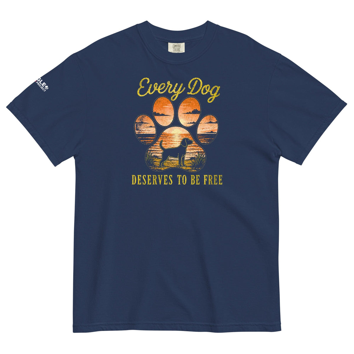 Free Western Paw Pigment Dyed Uni T (All Profit Donated)