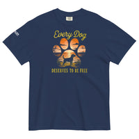 Free Western Paw Pigment Dyed Uni T (All Profit Donated)