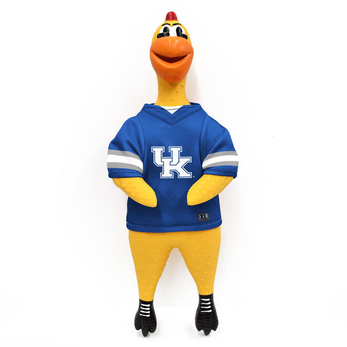 KY Wildcats Rubber Chicken Pet Toy