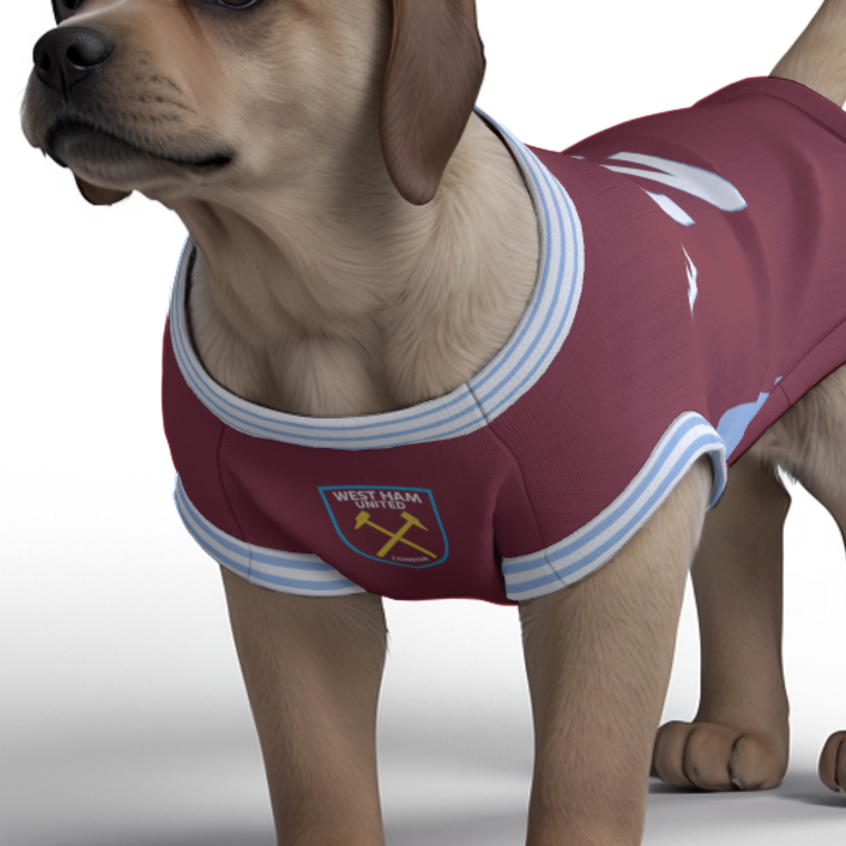 West Ham United FC 25/26 Home Kit Inspired Personalized Tank