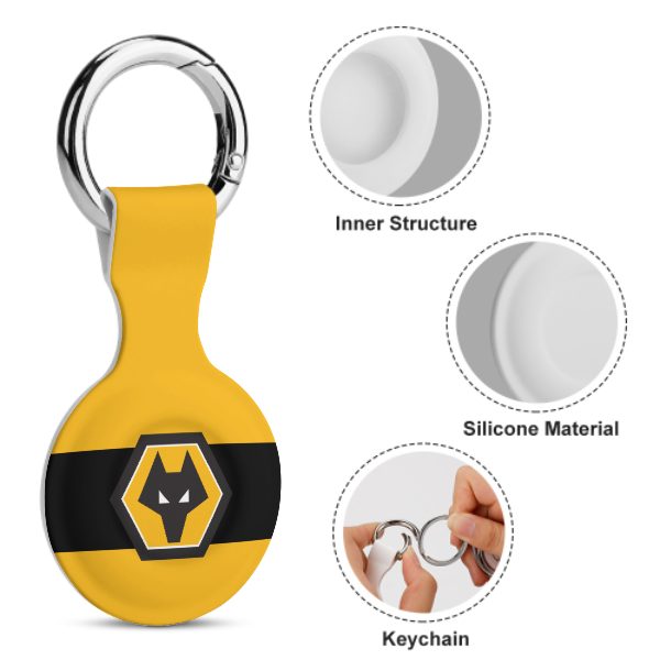 Wolverhampton FC 25/26 Home Kit-Inspired Protective Case for Air Tag