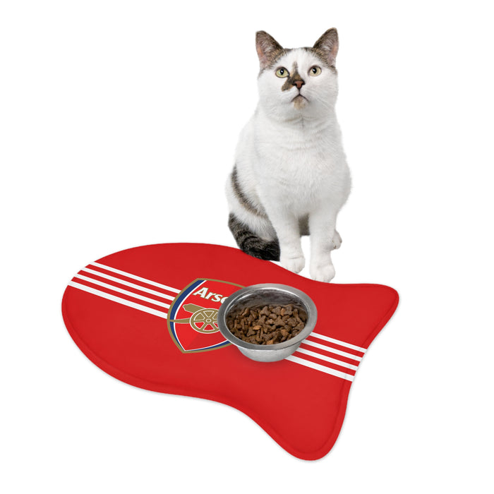 Arsenal FC 23 Home Inspired Fish-shaped Feeding Mats - 3 Red Rovers