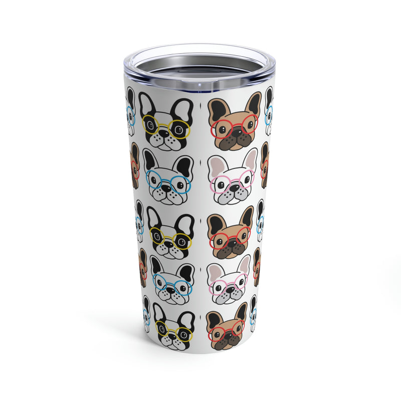 French Bulldogs 20oz Stainless Steel Tumbler - 3 Red Rovers